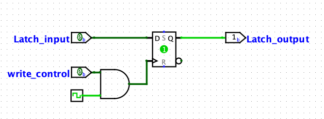 write-controlled latch